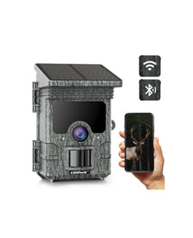 Campark T150 4K 30MP סולארי מופעל על ידי WiFi Bluetooth Trail Camera