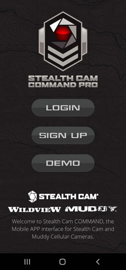 Stealth Cam Command Pro App Demo